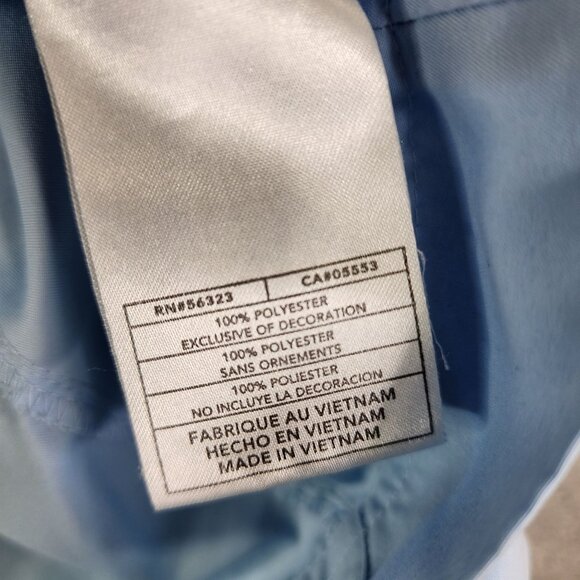 Juniors Nike Light Blue Track Jacket Full Zip Mock Neck Youth Size L (12-14) - Picture 5 of 9